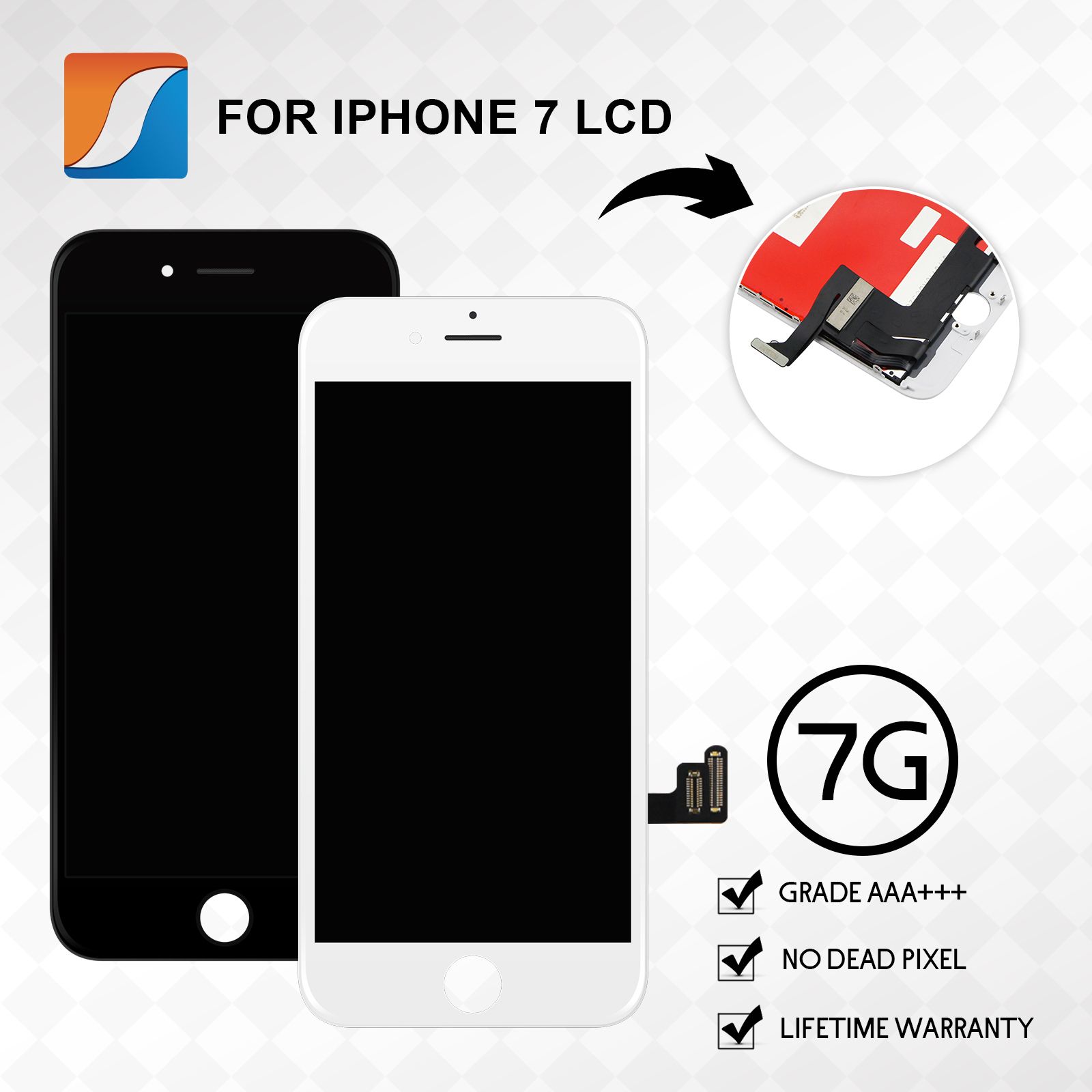 Led Screens Aaa Für Iphone 7 7 Plus Lcd Mit 3d Kraft Touch Led Screens Aaa Für Iphone 7 7 Plus Lcd Mit 3d Kraft Touch Montage Bildschirm Ersatz 7 Plus Keine Toten Pixel Display Led Tv Von Shenliaccessories