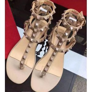 Nieten Steine Flache Großhandel Versetzte Sandalen Gladiator N0PZO8nwkX