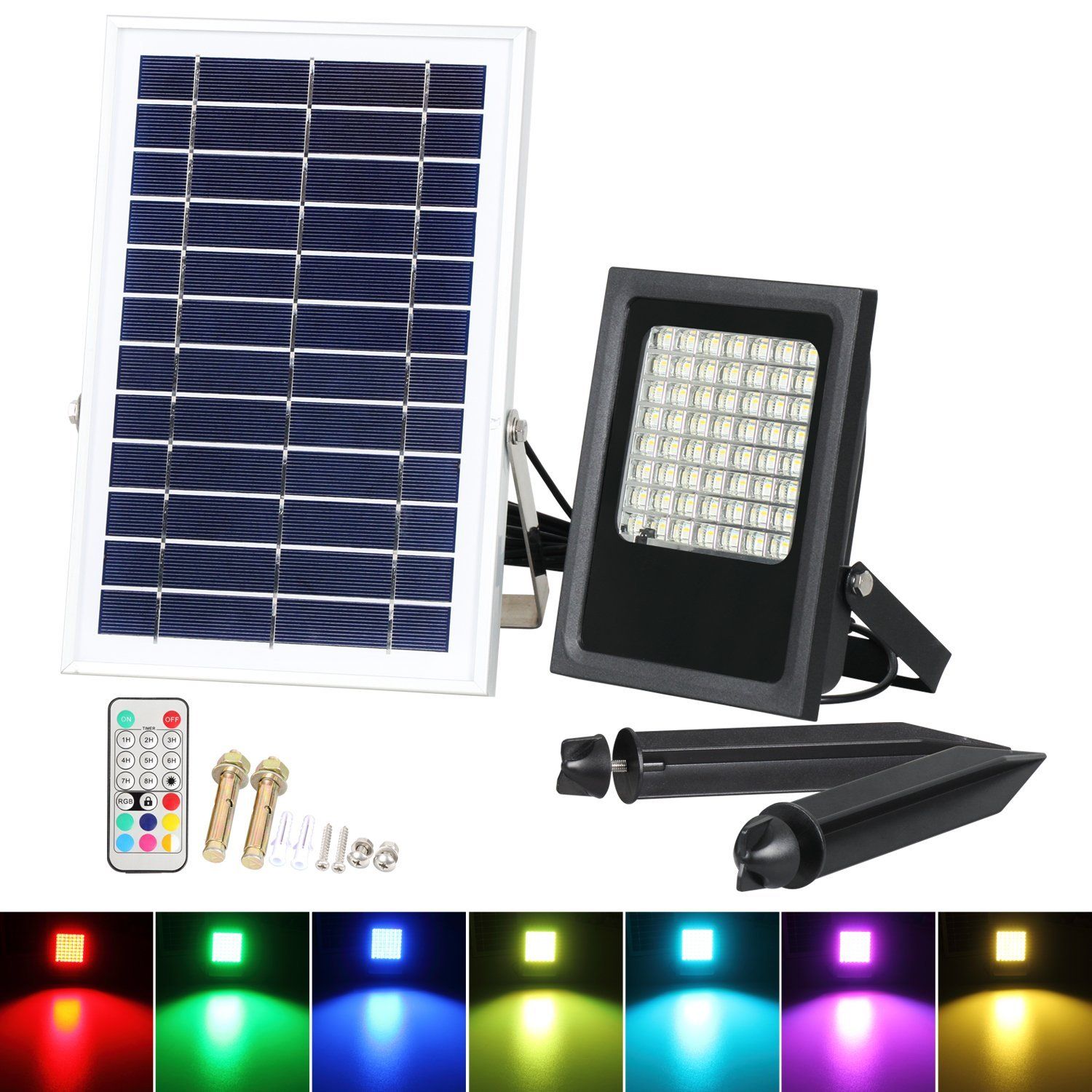 Best 20 56leds Solar Rgb Flood Lighting Waterproof Outdoor Led Best 20 56leds Solar Rgb Flood Lighting Waterproof Outdoor Led Lamp Powered Garden Lights Multi Function Floodlights Under 23 5 Dhgate Com