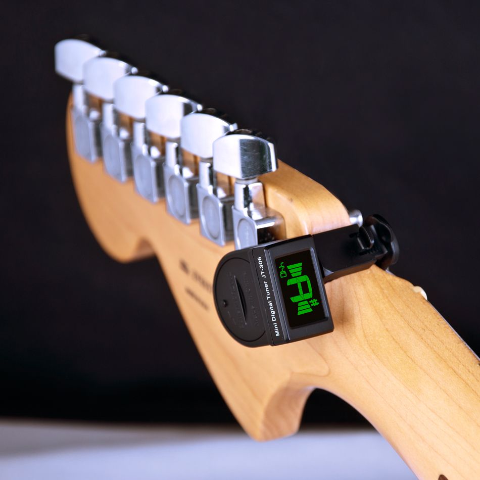2020 Mini Guitar Tuner Digital LCD Clip On Tuner For Electric Acoustic
