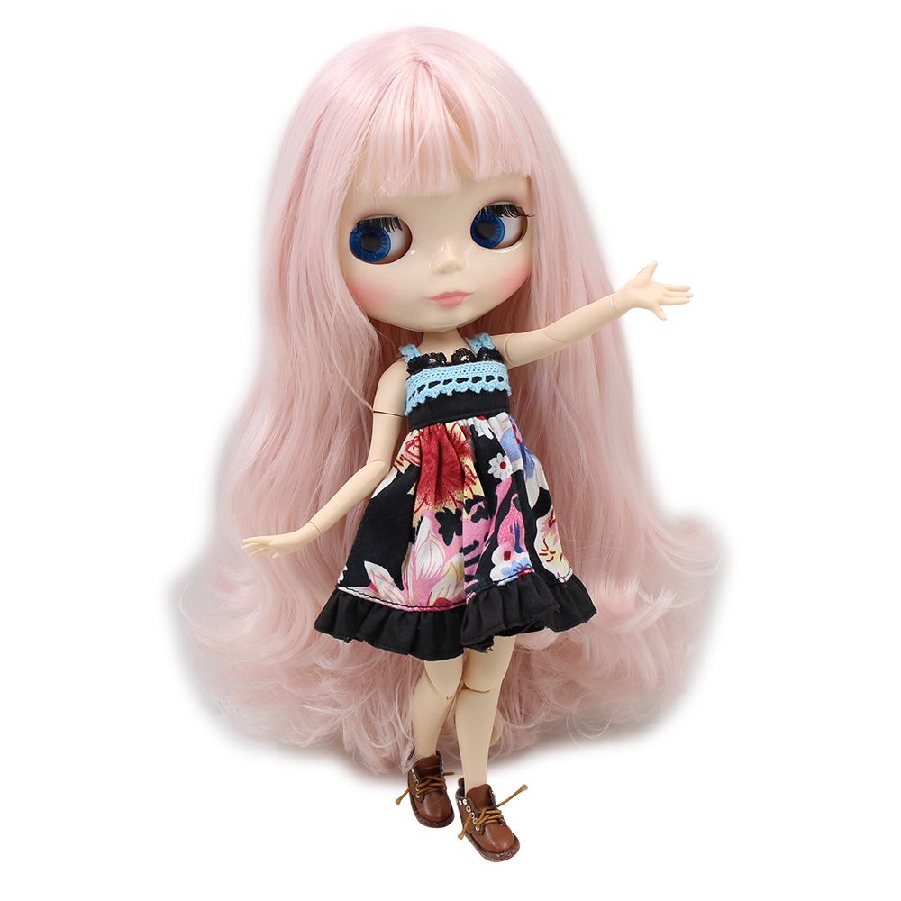 Nude blyth dolls white skin (pink hair ) bl IE-in Dolls 