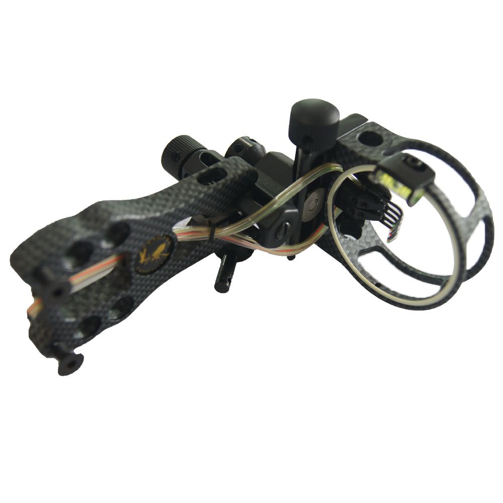 2021 1PK Archery Hunting Compound Bow 5 Optic Fiber Pins Bow Sight With