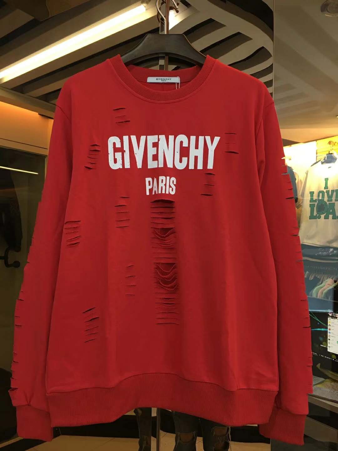 Compra Diseño De Marca Ropa De Calle De Verano Europa París Fabricado Por  Fans Moda Hombre De Alta Calidad Agujero Roto Camiseta De Algodón Casual  Mujer Camiseta Giv Barato | Entrega Rápida