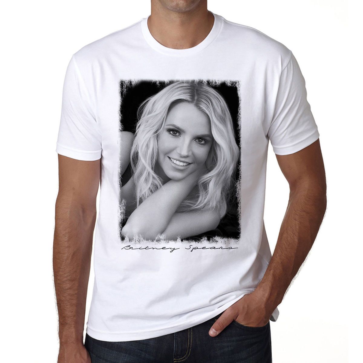 Britney Spears Tshirt Hommes Tshirt Cadeau Ideal Mens Tshirt