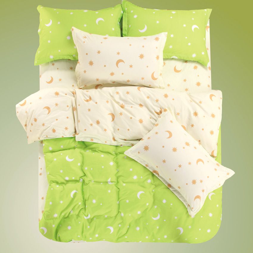 Aa Home Textiles Green White Polka Dot Bedding Sets Include
