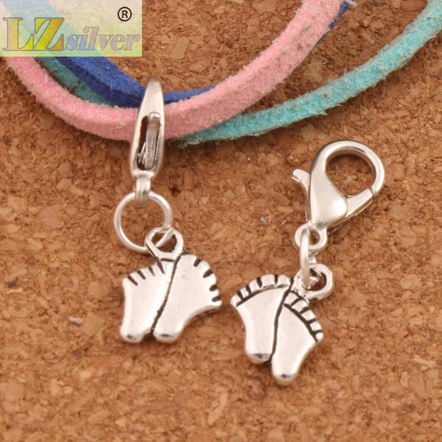 Charms for Bracelets and Necklaces Pine Cone Charm With Lobster Claw Clasp