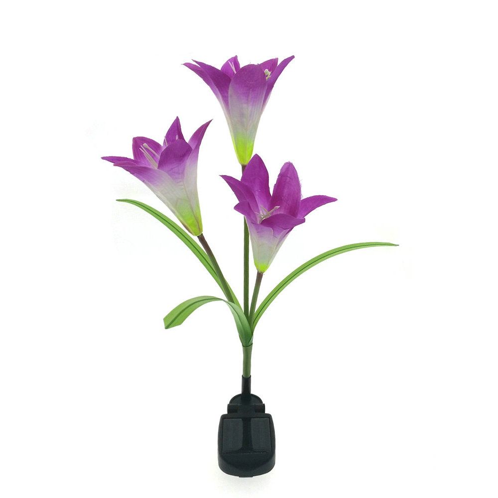 2019 purple led solar