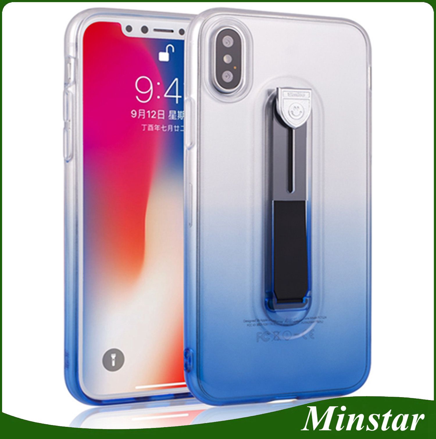 Fashion New Style Kickstand Phone Case Soft TPU Protective Fashion New Style Kickstand Phone Case Soft TPU Protective Shockproof Cover for Huawei Honor V10 P10 Plus Mate 10 Honor 7X Low Price Honor V10 Case Huawei