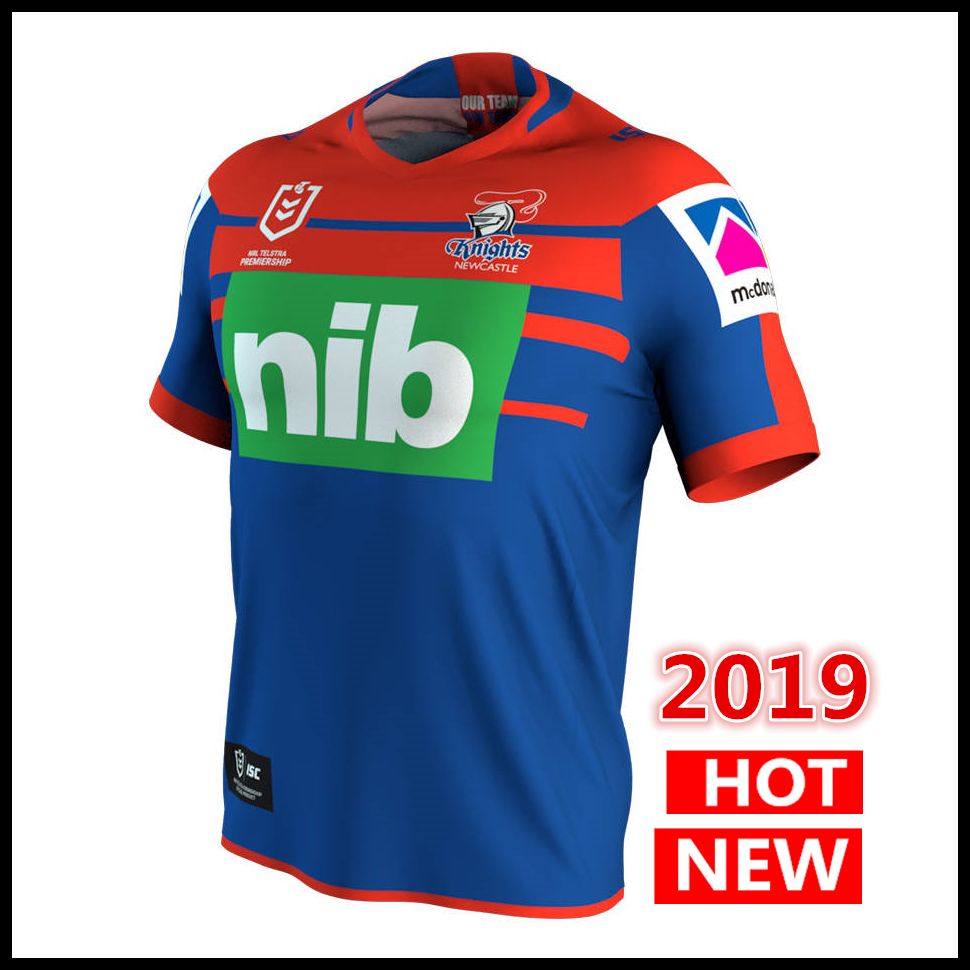 2019 NEWCASTLE KNIGHTS Home Rugby Jerseys NRL National Rugby League Shirt Nrl Jersey Newcastle