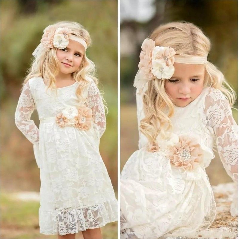 Flower girl dresses with sleeves