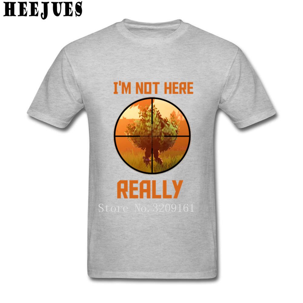 2018 Game Fortnite Bush T-Shirt Mens Unique O Neck Cotton ...