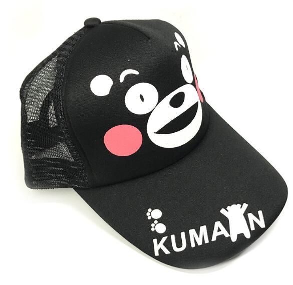 Anime Cartoon Kumamoto Mix Boy Girl Fashion Sun Hat Mesh Cap