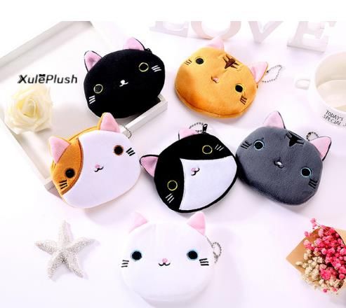 Cute 3D Hello Kitty Doll Plush Small Wallet Coin Purse Key ID Bag Keyring Pink Cute 3D Hello Kitty Doll Plush Small Wallet Coin Purse Key ID Bag Keyring Pink