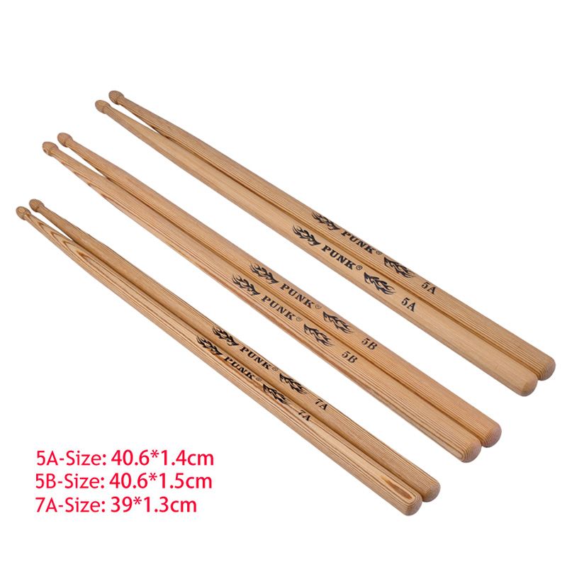 2019 Wooden Drum Sticks Wood Tip Drumsticks For Japan Ash 5A/5B/7A From