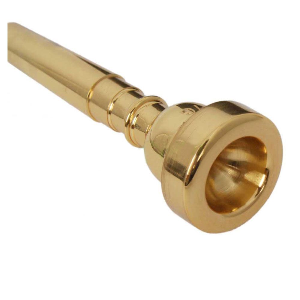 2021 Brand New Trumpet Mouthpiece For Bach 7C Size Gold Plated From