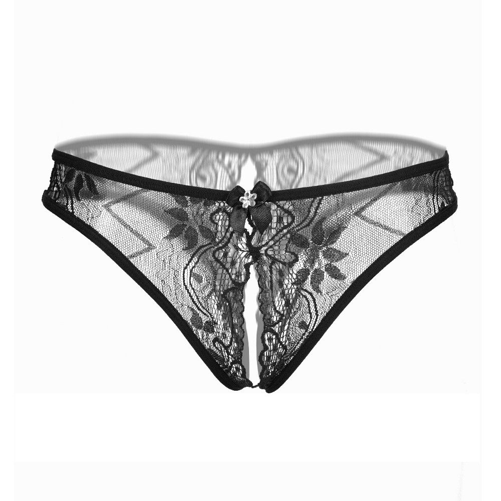 2019 Lbellagiovanna Seamless Sexy Underwear Women Mesh Bikini Bow