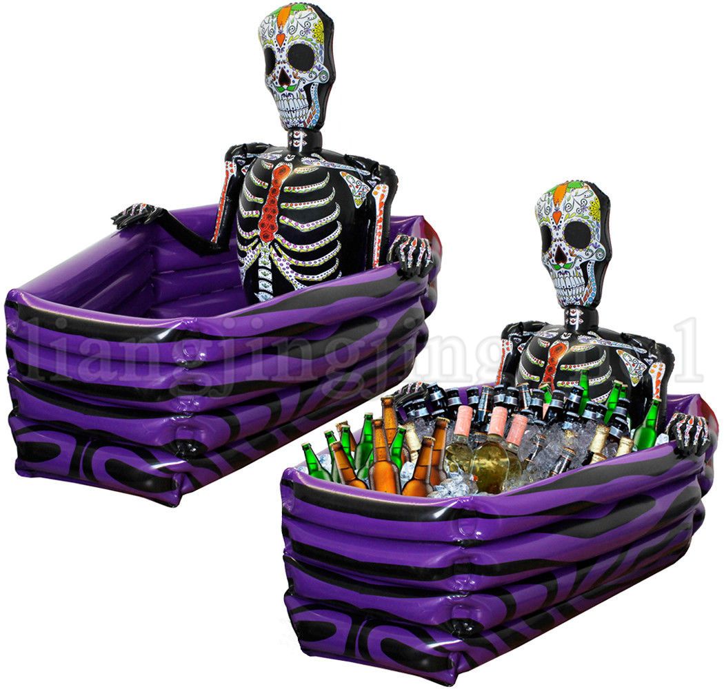 halloween inflatable skeleton drinks coolerjpg