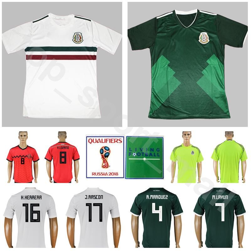 2019 Mexico Soccer Jersey Mexican Men 2018 World Cup National Team 4