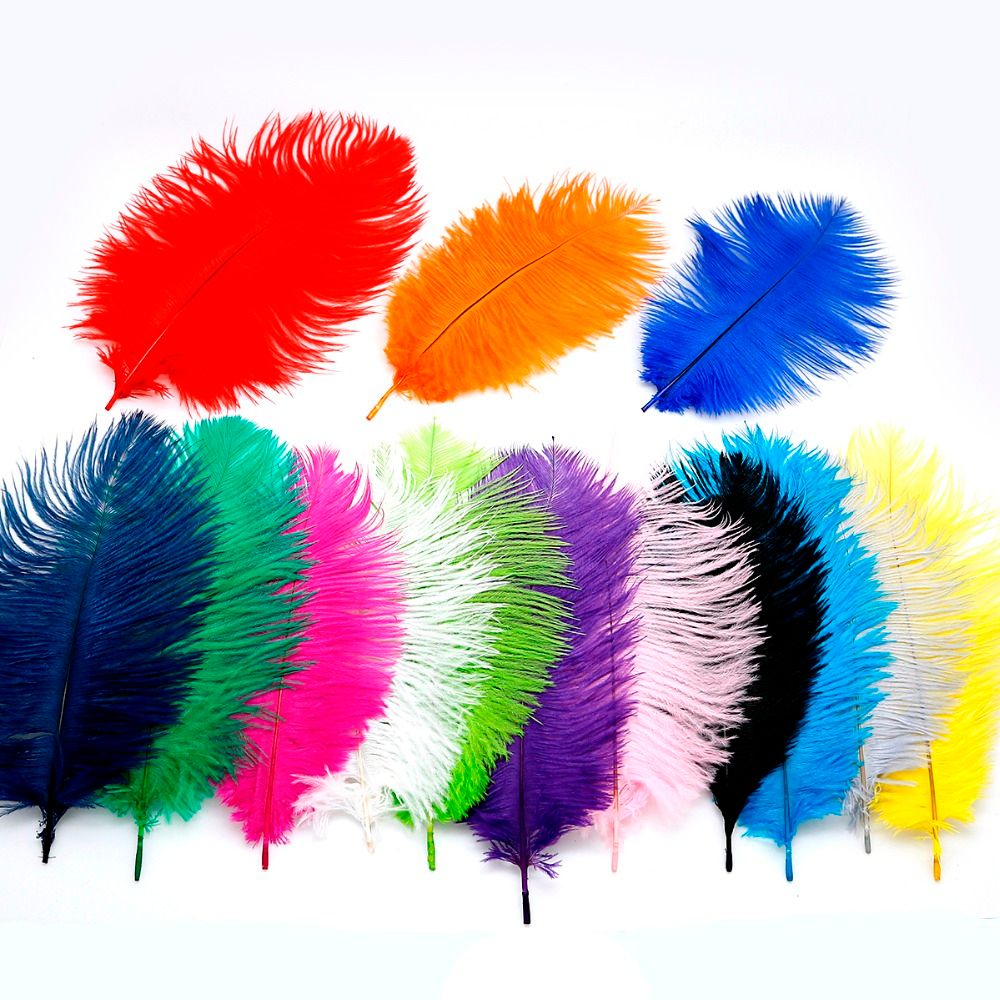 Ostrich Feather 20 25cm 8 10 Wedding Bouquet Decoration Party