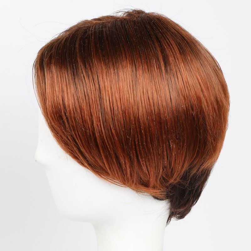 Grosshandel Kurze Brown Ombre Black Hair Perucken Fur Frauen Manner Mode Kunsthaar Hitzebestandige Faser Perucken Afroamerikaner Gerade Perucke