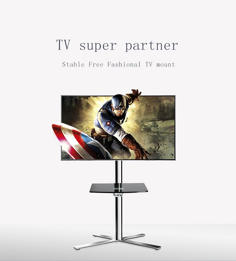 Fashional Mobile Tv Carts Lcd Led Plasma Flat Panels Stand Holder Bracket With Wheels Fit For 32 65 Max Support 30kg