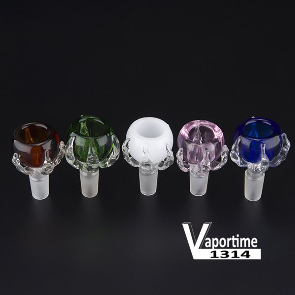 2019 Dragon Claw Glass Bowl Bong Dry Herb Holder 14mm 18mm Male Joint