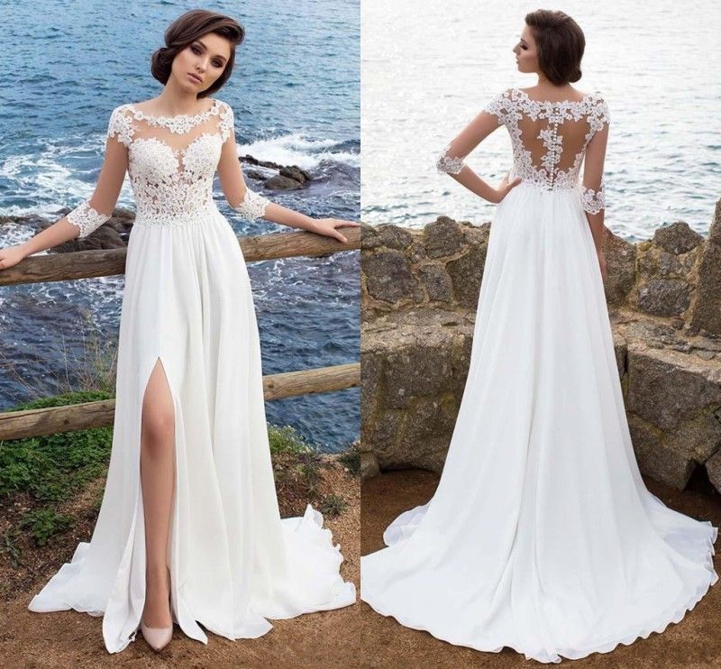 best beach wedding dresses 2019