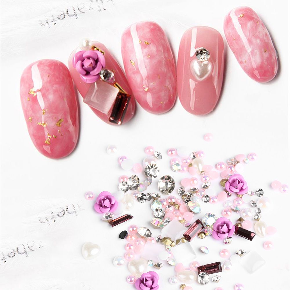 35 Best 3d Rose Flowers Nail Art Design Ideas