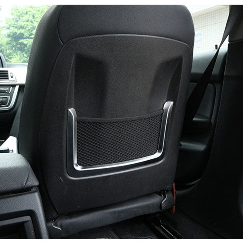 Abs Seat Backrest Frame Decoration Cover Trim 2pcs For Bmw 1 2 3 4 Series 3gt F20 F30 Car Styling Interior Accessories