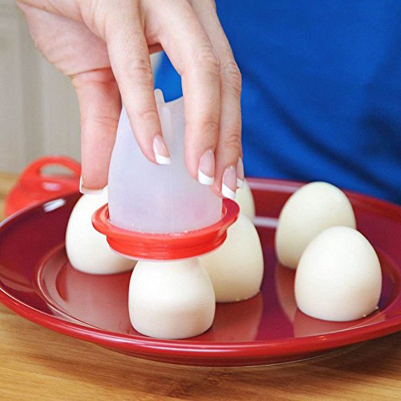 2021 New Product Silicone Egg Cooker Hard Boiled Eggs Without The Shell