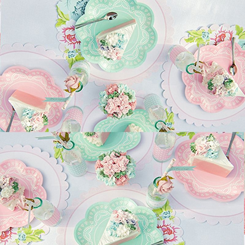 2019 lace pastel flower paper plates pink blue purple paper plate flower paper plates and napkins