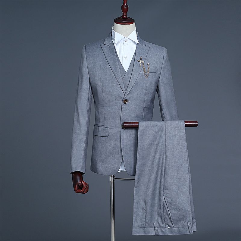 2019 Men Suits Wedding Male Singers Stage Costume Slim Fit Suits Dj