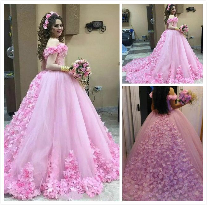 vestido de noiva rosa pink