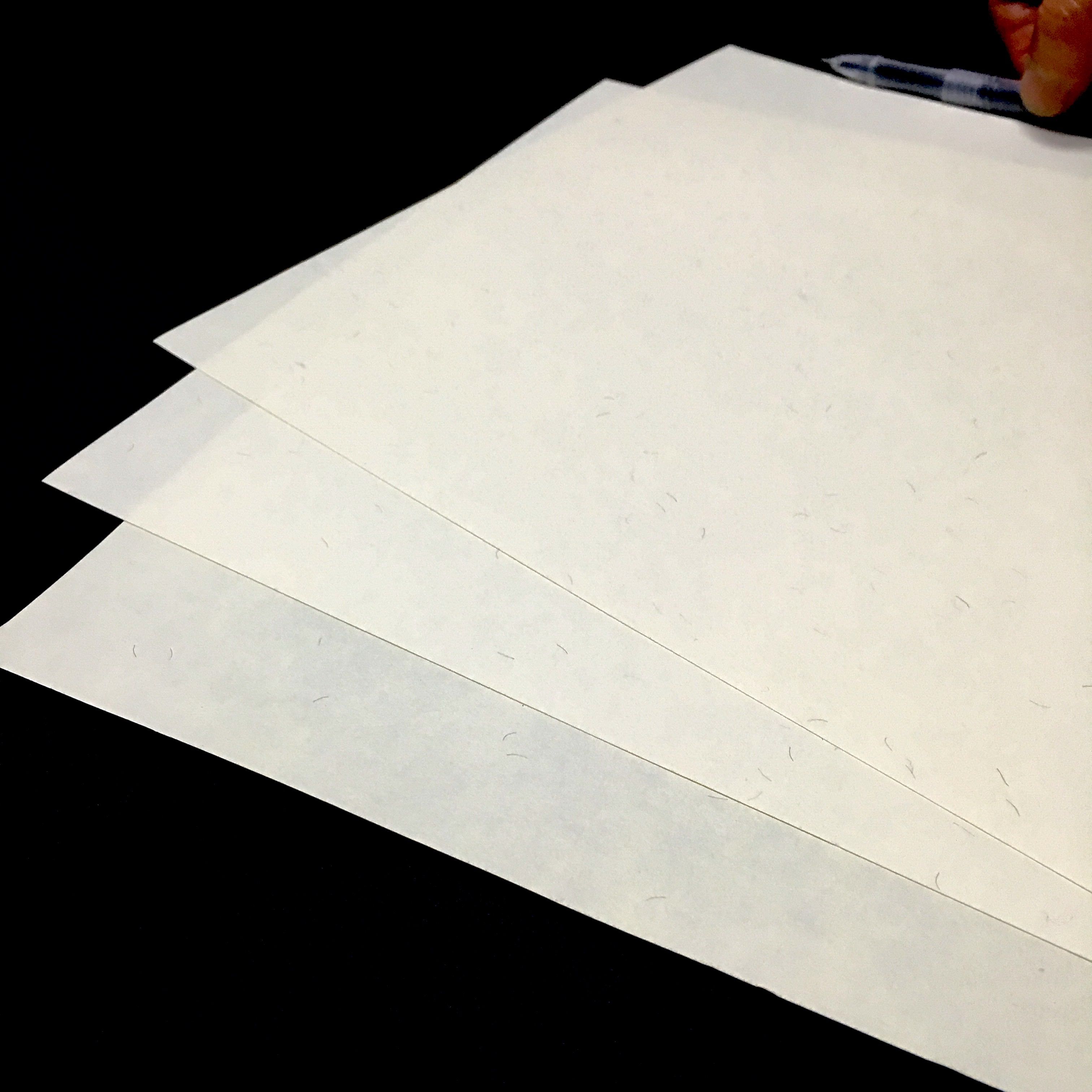 75 Cotton 25 Linen Ivory Color A4 Paper With Red Blue Fiber Starch Acid 