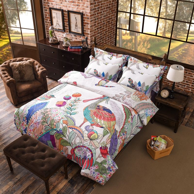 3d Duvet Set Pea Egyptian Cotton Bedding Sets Design Covers Beds Sheets Pillowcase Chinese King Bed Cover