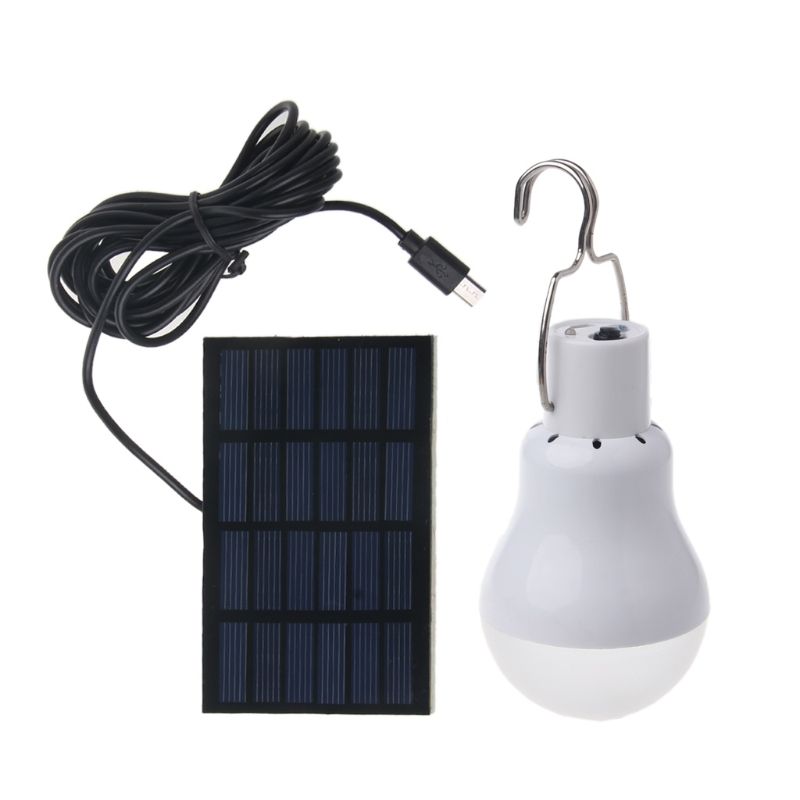 Solar Powered Led Light Bulb Portable Lamp Spotlight With Solar Powered Led Light Bulb Portable Lamp Spotlight With 0 8w Panel For Outdoor Hiking Camping Tent Fishing Lighting Bulbs Energy