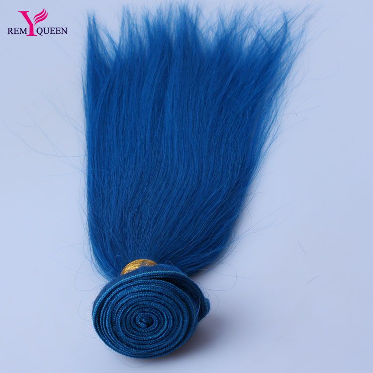 grosshandel traum remy konigin malaysian menschenhaar viel blaue farbe bundles seidige gerade einschlag haar verlangerungen von dreamqueenhair 55 05