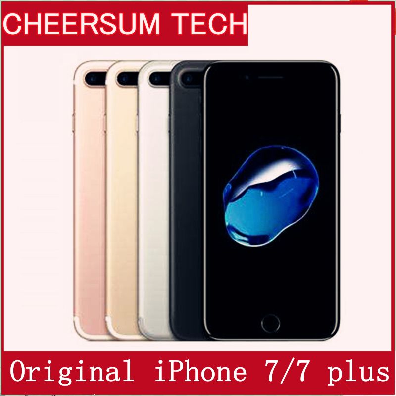 Red Iphone 7 Plus Cellphone100% Original Apple IPhone 7/ 7 Plus Ios10 Quad Core 2GB RAM 32GB ...