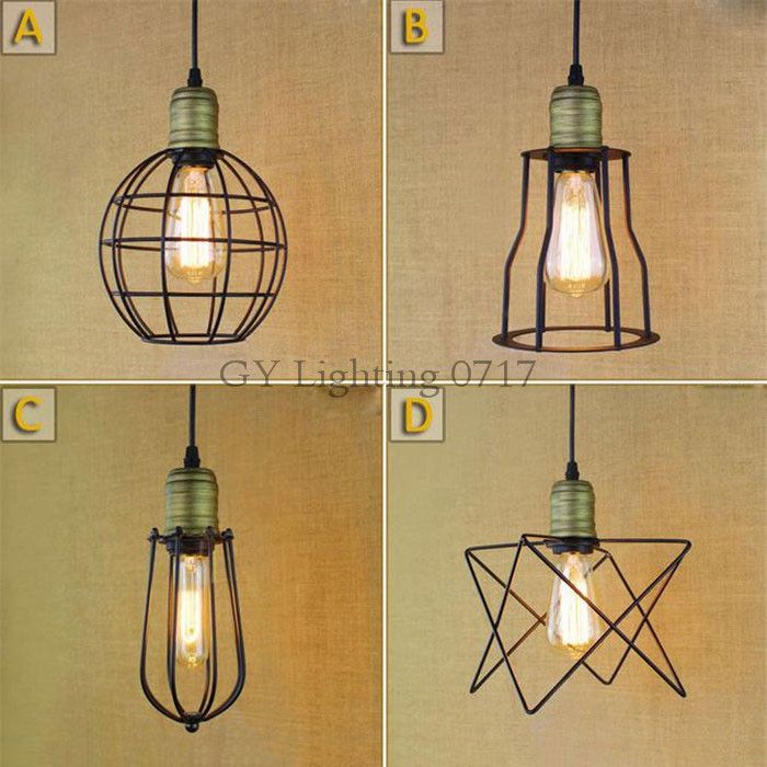 Ac100 240v Modern Iron Lampshade Pendant Lights Vintage Industrial Ac100 240v Modern Iron Lampshade Pendant Lights Vintage Industrial Lighting Art Decoration Hanging Lamps Luz