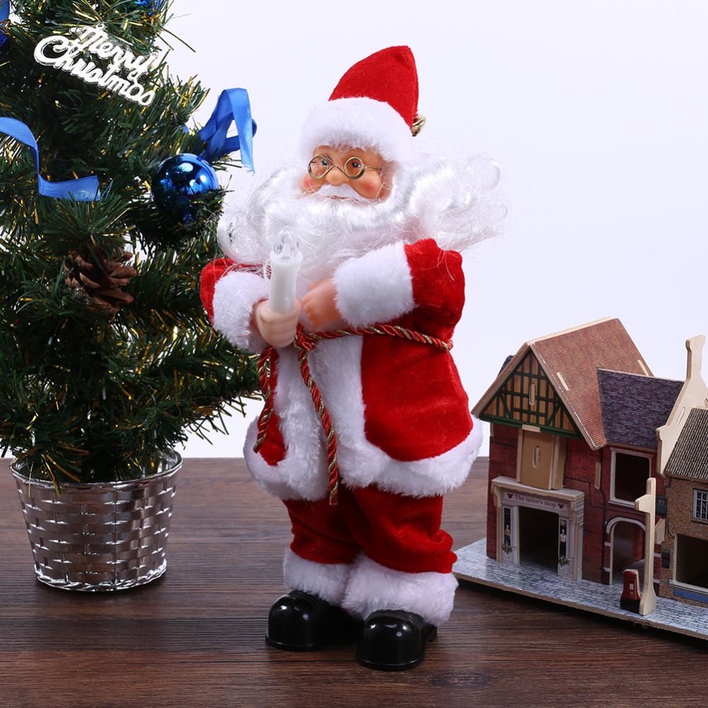 2018 2018 Hot Christmas Grandpa Decorations For Home Dancing Singing Santa Claus Electric Christmas Toys Christmas Ornament Party Decor Aqi 735 From