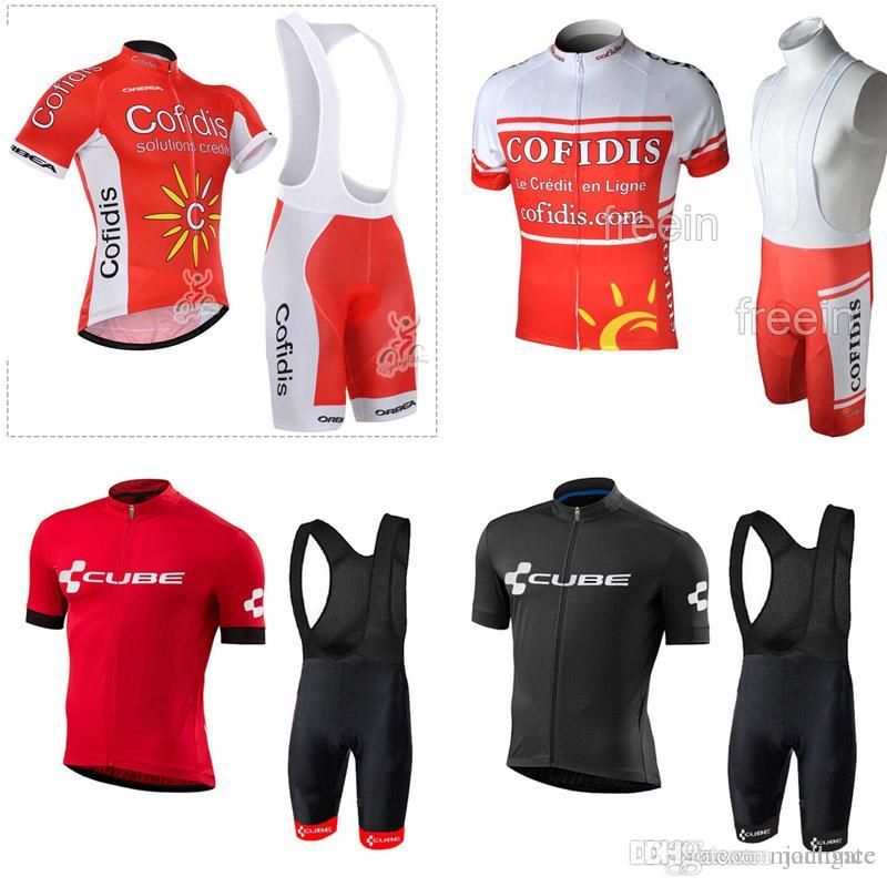 Bibs Set Men/'s Bicycle Wear Kit Red Cycling Jersey and Padded Bike Shorts