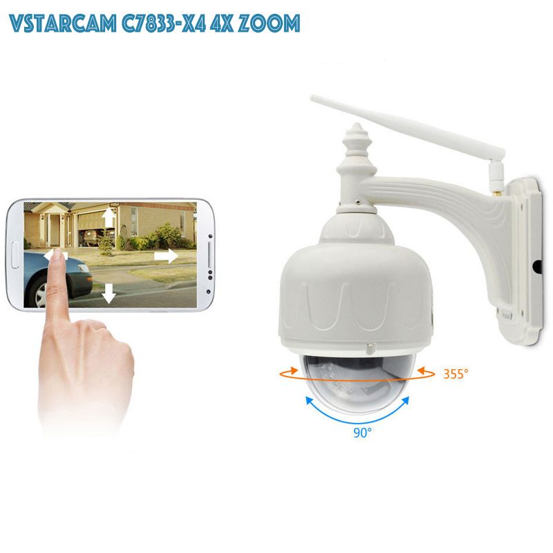 VStarcam беспроводная PTZ купольная <b>IP</b>-<b>камера</b> открытый <b>720P</b> ...