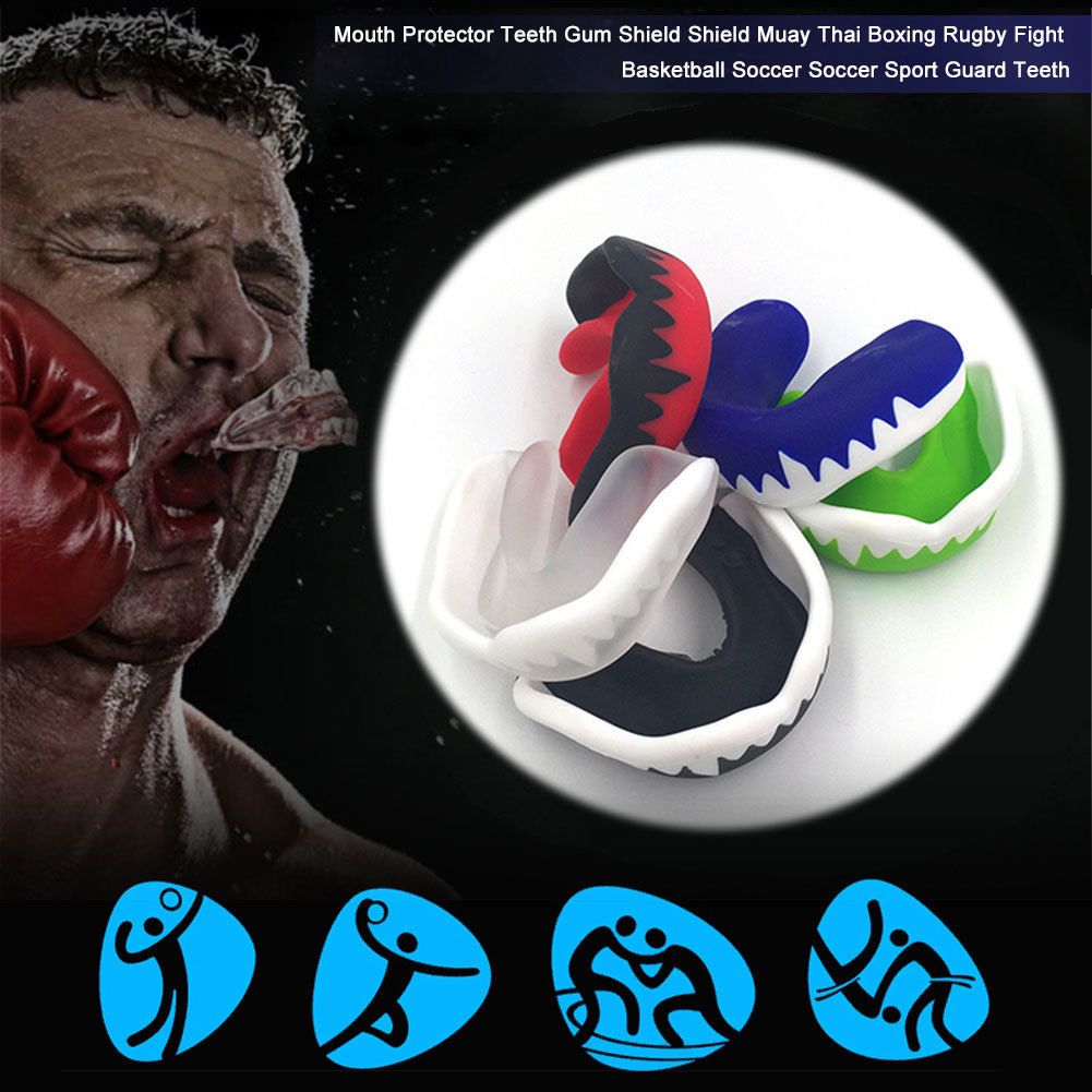 ZengBuks Los Dientes de molienda Adultos Protectores bucales y Goma Protector bucal protegen para el Boxeo Nuevo