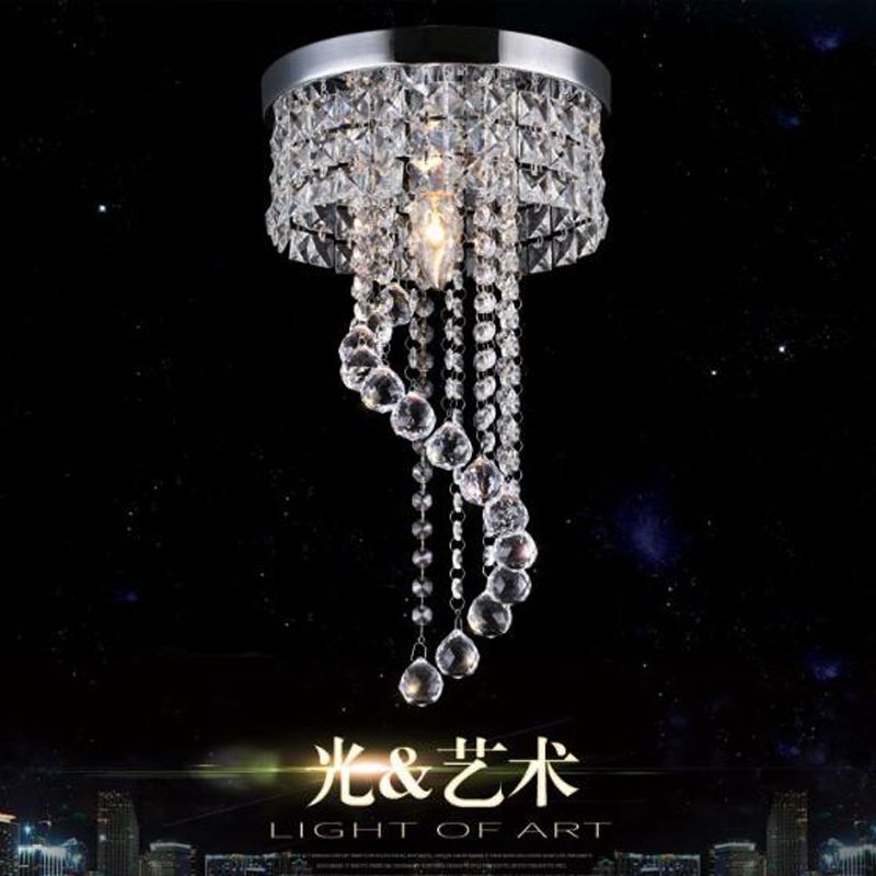 Modern Chandelier Ceiling Light Crystal Ball Fixture Pendant Modern Chandelier Ceiling Light Crystal Ball Fixture Pendant Lamp Aisle Porch Bedroom Living Room Balcony Lights Led