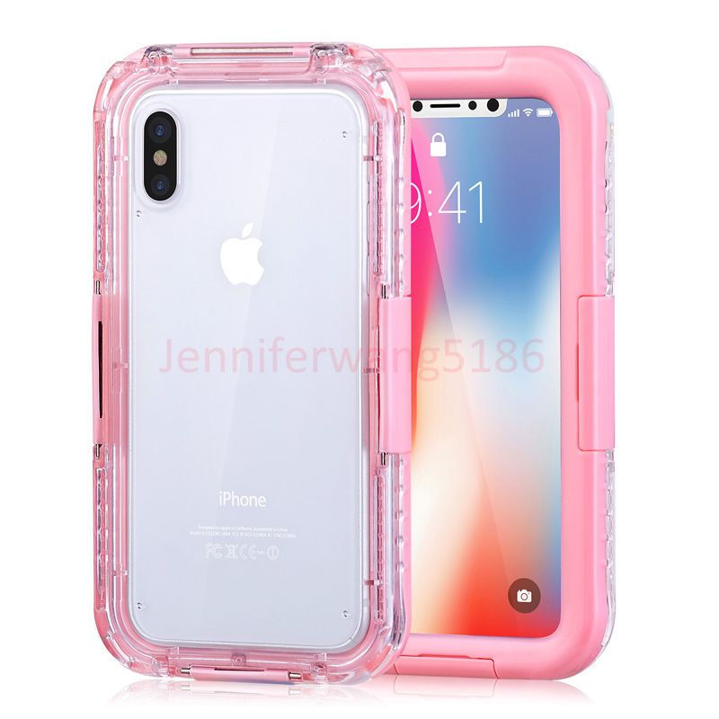 With Retail Box Underwater Waterproof Case For Samsung S8 Plus S6 Edge S7 Edge Cases Swimming Diving Phone Bags For iPhone X 8Plus