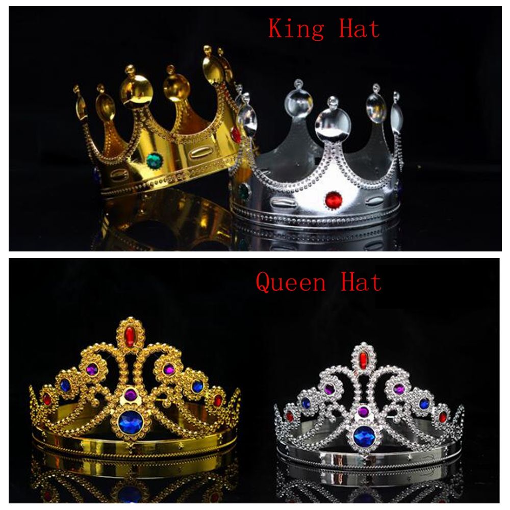 King Crown Gold Decorations Special Party Decor Halloween King
