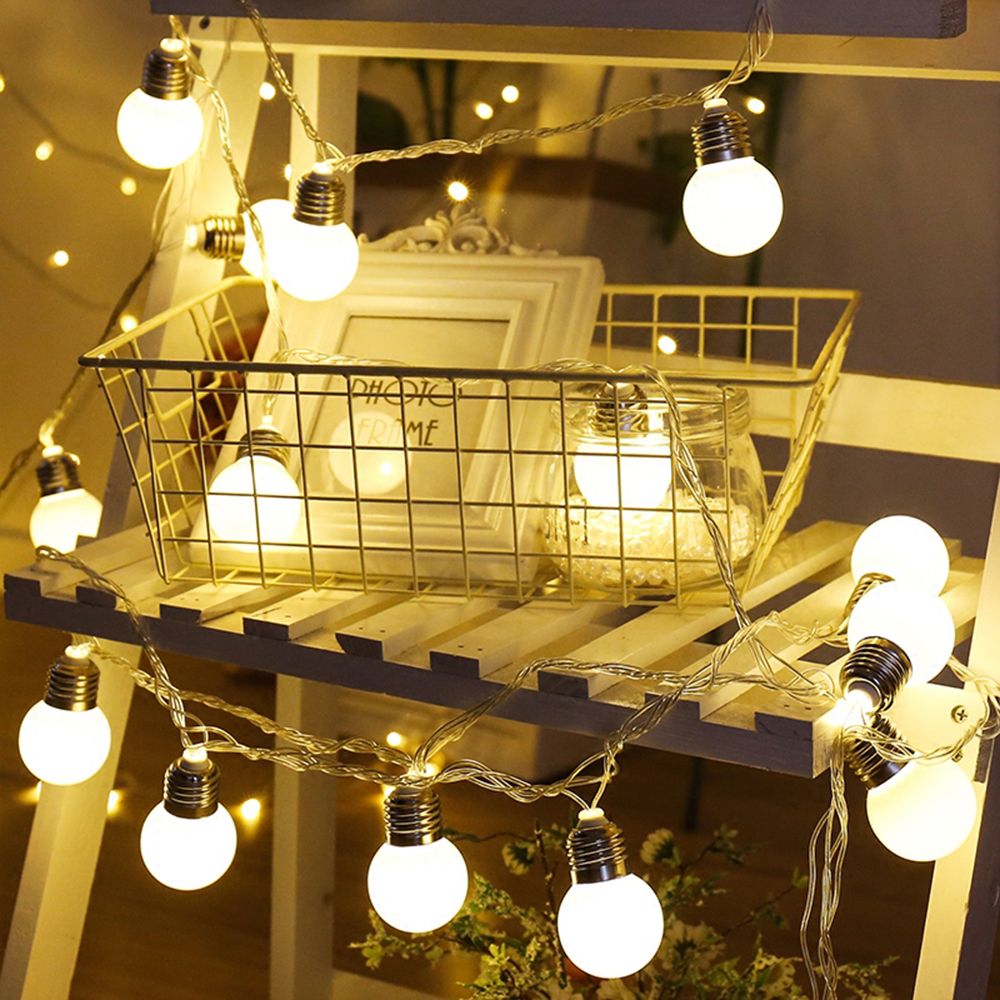 Whole 2 Meter 20 Led Round Bulbs String Light Portable Aa Whole 2 Meter 20 Led Round Bulbs String Light Portable Aa Battery Operated Event Party Home Room Night Holiday Decoration Outdoor Globe