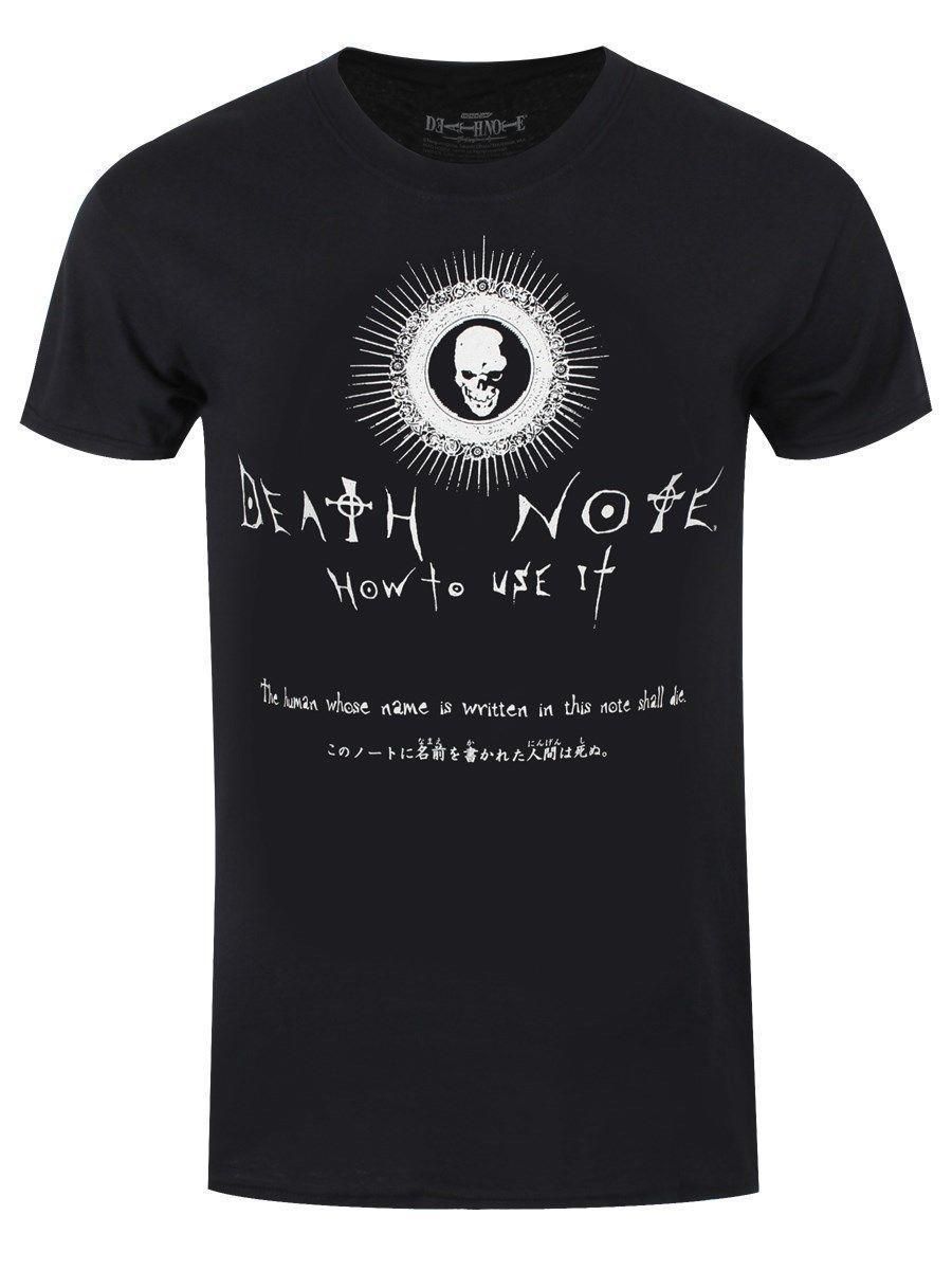 Camiseta Cuello Pareja Elegante Cómo Calidad Note Hombres Usarlo Negra Death Algodón O Gran Divertido Hombre vI6Yfgyb7