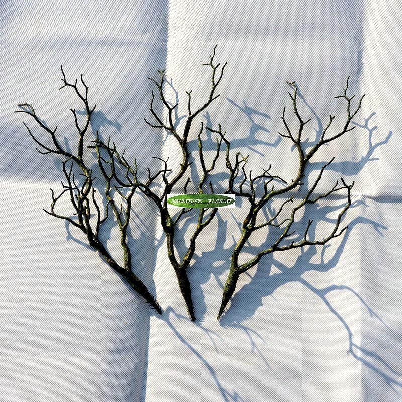 2019 36cm Natural Dry Pvc Manzanita Dried Artificial Plant Tree