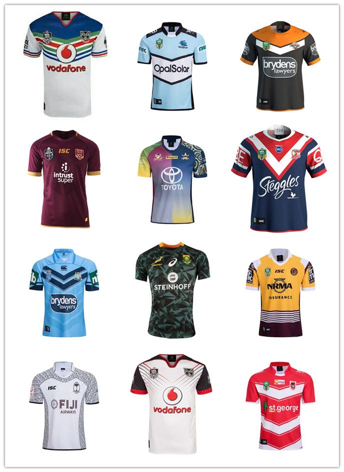 2020 Nrl Rugby League Jerseys 2018 CRONULLA SHARKS BRISBANE BRONCOS ST DRAGONS QUEENSLAND